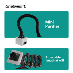 <span class=keywords><strong>Extracteur</strong></span> de Fumée et Purificateur <span class=keywords><strong>d</strong></span>'<span class=keywords><strong>Air</strong></span> Erasmart Mini pour Four DTF et Machine de Secouage de Poudre - Product Image 4