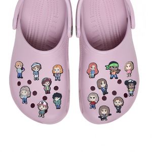 Venta al por Mayor de Nuevos Diseños de Adornos de PVC Suave para Zapatos con Personajes de la Película <span class=keywords><strong>Stranger</strong></span> <span class=keywords><strong>Things</strong></span>, Decoraciones Personalizadas para Zapatos para Regalos Navideños - Product Image 1