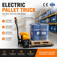 Chariot à palettes électrique au lithium de 1,5 tonne pour la logistique d'entrepôt et les centres de distribution