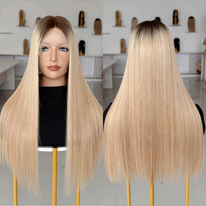 Natural Wave 100% Unprocessed European Hair Single Small Knots HD Lace Top <b>Wigs</b> #B3-9-23 - Product Image 6