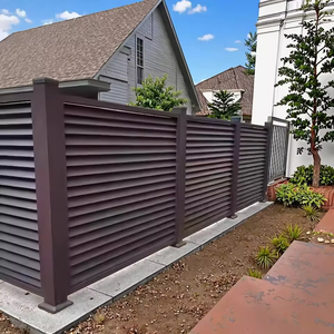 Rust Proof Waterproof 10ft Aluminum <b>Fence</b> with Powder Coated Finish for Yard Ranch Safety Fencing Outdoor Security - Product Image 2