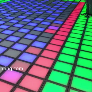 Game interactive led dance floor grid sensitive HS-LDF01G