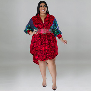 Più venduti prodotti <span class=keywords><strong>Online</strong></span> abbigliamento <span class=keywords><strong>donna</strong></span> <span class=keywords><strong>taglie</strong></span> <span class=keywords><strong>forti</strong></span> abiti leopardati manica lunga ampio abito Midi con paillettes - Product Image 2