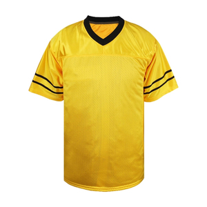 เสื้อฟุตบอลปักลายแบบสปอร์ต ทรงปกติ ผลิตจากโพลีเอสเตอร์ 100% น้ำหนักเบา จากผู้ผลิต - Product Image 1
