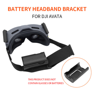 Étui de rangement de batterie de drone pour <span class=keywords><strong>Avata</strong></span> FPV support de batterie bandeau support de pince arrière pour lunettes <span class=keywords><strong>DJI</strong></span> <span class=keywords><strong>Avata</strong></span> <span class=keywords><strong>V2</strong></span> V1 accessoires de lunettes - Product Image 2