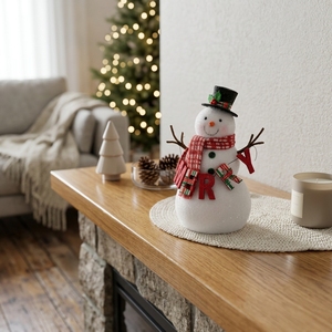 Mini Bambole di Neve Kawaii in Tessuto, Decorazioni per Albero di <span class=keywords><strong>Natale</strong></span>, Forniture per Mercatini Natalizi in Offerta - Product Image 2