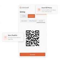 Plataforma de Menú Digital con Escaneo de QR, Actualizaciones de Menú en Vivo, Pedidos en Mesa, Pagos en Línea, Comentarios de Clientes, Compatible con Mac, en Stock