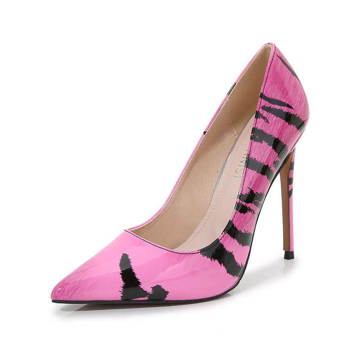 2024 trending 12CM stiletto women heels shoes Mixed color woman shoes ...