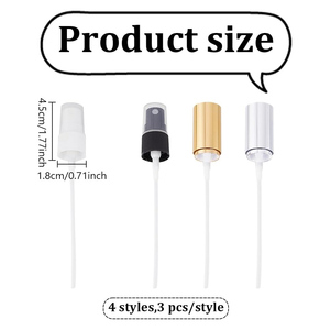 Easy Crimping Spray <b>Pump</b> 15mm 13mm Bayonet Aluminum Nozzle Fine Mist Spray <b>Pump</b> Spray Atomizer for Perfume Bottles - Product Image 2