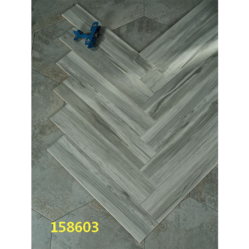 Brown Color 15x80 Ceramic Tile Looks Like Wooden Flooring Tiles Indoor