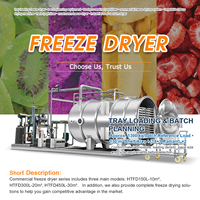 Machine de lyophilisation commerciale à grande échelle FFD-200, surface de séchage de 200 m², capacité de 2400 kg, en acier au carbone, pour fruits et légumes