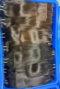 Letsfly - Extensiones de Cabello Humano Vietnamita Virgen de Doble Trama, 12A, Lisas Naturales, Color Marrón Mixto - Product Image 4