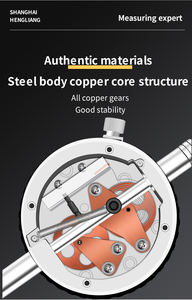 हेंगलींग उच्च-परिशुद्धता यांत्रिक गहराई डायल सूचक गेज <span class=keywords><strong>0</strong></span>-30 मिमी <span class=keywords><strong>0</strong></span>.01 मिमी स्टेनलेस स्टील सुई प्रकार सहायक - Product Image 4