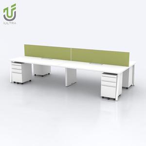 Iultra mới văn phòng máy trạm 1 2 3 4 6 8 người chỗ ngồi văn phòng bàn văn phòng bàn gỗ - Product Image 5