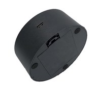 Lampe de nuit LED 3D Guangli au design moderne, bases en acrylique noires, câble USB, 7 couleurs, commande tactile, décoration de bureau et de chambre