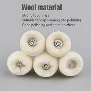 3Mm Schacht Katoenen Strip Polijstborstel Accessoires Polijsten Sieraden Polijsten Grinder Kit Kop Boormachine Roterend Gereedschap Polijsten - Product Image 5