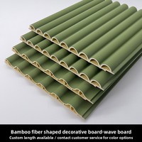 Panneau mural et de plafond en fibre de bambou moderne, imperméable, résistant à l'humidité et à la moisissure, écologique, garantie 3 ans pour hôtel