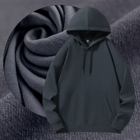 Sweat à capuche unisexe de haute qualité, épais, streetwear pour hommes, impression et broderie, design personnalisé, sweat à capuche surdimensionné