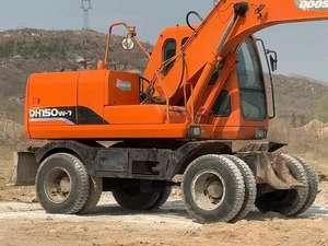 Excavadora de ruedas/orugas Doosan DH 150W-7 usada con motor Maquinaria de movimiento de tierras Origen japonés 15000kg 0-2000 horas - Product Image 5