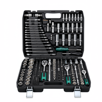 Jeu d'outils multifonctionnels à cliquet en acier au chrome-vanadium, à commande manuelle, pour usage domestique, OEM
