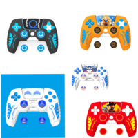Étui de protection en silicone antidérapant de haute qualité pour manette DualSense PS5, compatible avec la charge directe facile