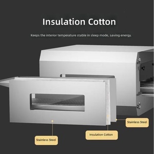 Forno Elettrico Digitale Commerciale a Nastro Trasportatore in Acciaio Inossidabile per <span class=keywords><strong>Pizza</strong></span>, Tipo a Catena, per Ristoranti e Pizzerie - Product Image 6