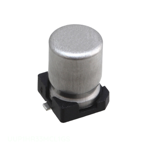 ตัวเก็บประจุแบบติดผิว 0.33 ยูเอฟ อลูมิเนียม 0.33UF 20% 50V SMD UUP1HR33MCL1GS - Product Image 1