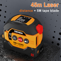 Ruban laser personnalisé OEM haute précision 60m IP54, précision de 2mm, mesure de distance infrarouge trois-en-un, ruban de mesure à rouleau