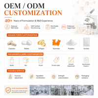 Capsules de Lactoferrine Marque Blanche Service OEM ODM Formule Personnalisée Fabrication sous Contrat pour le Bien-être Immunitaire Vente en Gros
