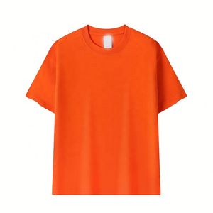 Camisetas informales estampadas de algodón de gran tamaño, manga corta, camiseta gráfica Vintage lisa de peso pesado para hombre, camiseta con logotipo personalizado - Product Image 5