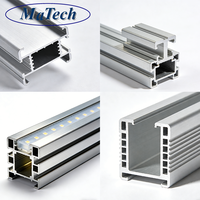 Profils en aluminium extrudés pour la fabrication de portes en forme de H, robustes, Octanorm