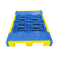 Palette en plastique modulaire robuste 3-Runner recyclée 1800*1100mm à plateau ouvert, taille personnalisable pour la manutention en entrepôt