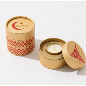 Handmade high-quality hard paper candle <b>gift</b> <b>box</b>, customizable according to needs - Product Image 3
