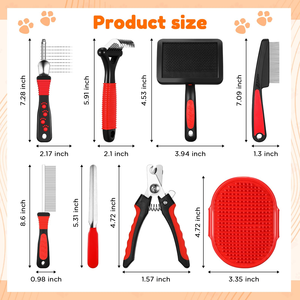 ชุดอุปกรณ์ดูแลและทำความสะอาดสัตว์เลี้ยงแบบพกพา - Product Image 2