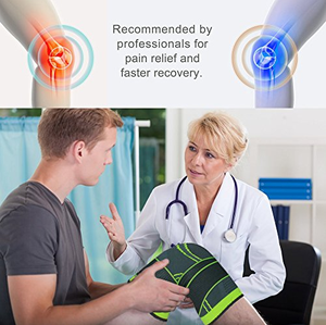 Genouillères de compression réglables pour vélo, avec bandage élastique haute élasticité, pour hommes et femmes - Product Image 5