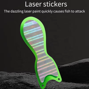 Leurre de pêche à la traîne TGD de haute qualité OEM 8 pouces/9,5 pouces, leurres de pêche au saumon 20 cm/24 cm, chrome argenté, grands flashers Spin Doctor avec rubans - Product Image 6