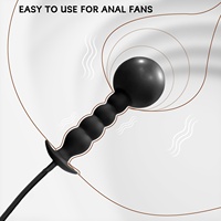 Plug anal gonflable en silicone, jouet sexuel pour adultes, perles dilatatoires, plug anal extensible