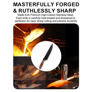 Cuchillos de Cocina Modernos y Ecológicos, Accesorios de Cocina Hechos a Mano, Cuchillo para Verduras con Mango de Acero Inoxidable Antiadherente - Product Image 3