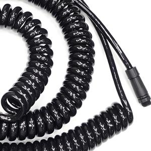 Cavo a molla personalizzato M12 maschio femmina assemblaggio cavo impermeabile per attrezzature per uso esterno e subacqueo - Product Image 5