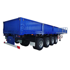 Semiremolque de carga resistente personalizable de 3 ejes y 13 metros con <span class=keywords><strong>registro</strong></span> de acero - Product Image 4