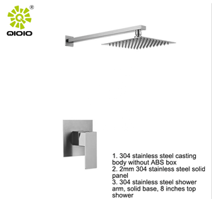 In <span class=keywords><strong>acciaio</strong></span> <span class=keywords><strong>inox</strong></span> 304 rotondo della testa di acquazzone bagno incasso <span class=keywords><strong>doccia</strong></span> calda e fredda miscelatore - Product Image 5