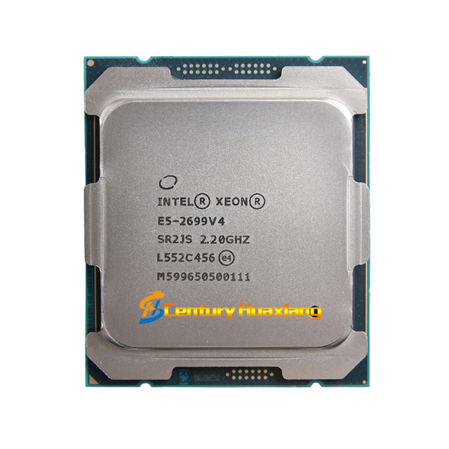 Intel Xeon Processor Cpu E5-2699V4 2.2GHz 14NM 145W LGA 2011-3 Server CPU 2699V3 2699AV4 2699RV4 2683V3 2683V4 2695V4