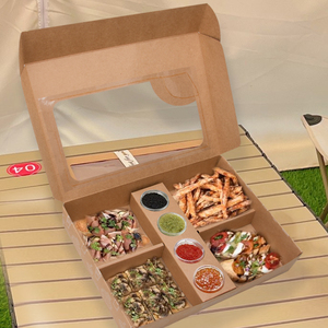 Scatola di Lusso Personalizzata per Alimenti da Asporto Torte Nuziali <span class=keywords><strong>Burger</strong></span> e Prodotti da Forno - Product Image 1