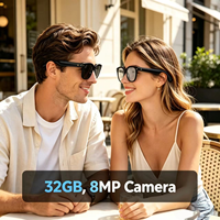 TH12 Lunettes Intelligentes avec Caméra WiFi, Audio, Traduction Intelligente, Appel BT Sans Fil, Caméra 8MP, Vidéo, IA ChatGPT