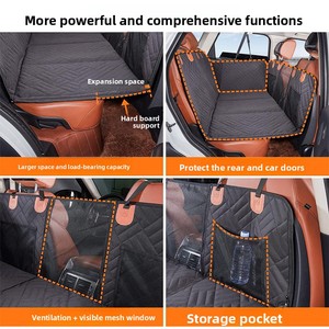 Housse <span class=keywords><strong>de</strong></span> siège auto <span class=keywords><strong>pour</strong></span> <span class=keywords><strong>chien</strong></span> avec extension <span class=keywords><strong>de</strong></span> banquette arrière, antidérapante, fond rigide, imperméable en Oxford, toutes saisons, <span class=keywords><strong>pour</strong></span> SUV, stock étranger - Product Image 6