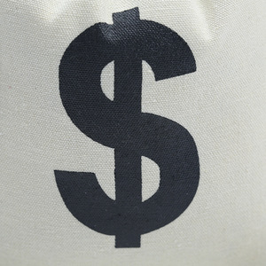 Cá nhân hoá nến bao bì đồng xu Ví tiền <span class=keywords><strong>Pouch</strong></span> Túi nhỏ bông tùy chỉnh vải dây rút túi với Dollar SIGN - Product Image 4