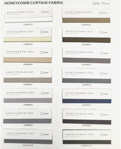 Stores occultants filtrants en tissu alvéolé intégré, transparents, écologiques, anti-UV, double couche en polyester pour portes et fenêtres - Product Image 5