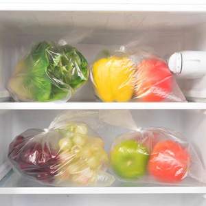 Bolsas de plástico de boca plana para almacenamiento, bolsas de compras para supermercado, bolsas para conservación de alimentos, venta directa de fábrica - Product Image 5