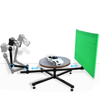 Plate-forme de prise de vue vidéo professionnelle à 360 Rotation tête panoramique platine Studio photomaton