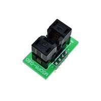 MSOP8 a DIP8 MCU prueba socket IC adaptador de programador, zócalo